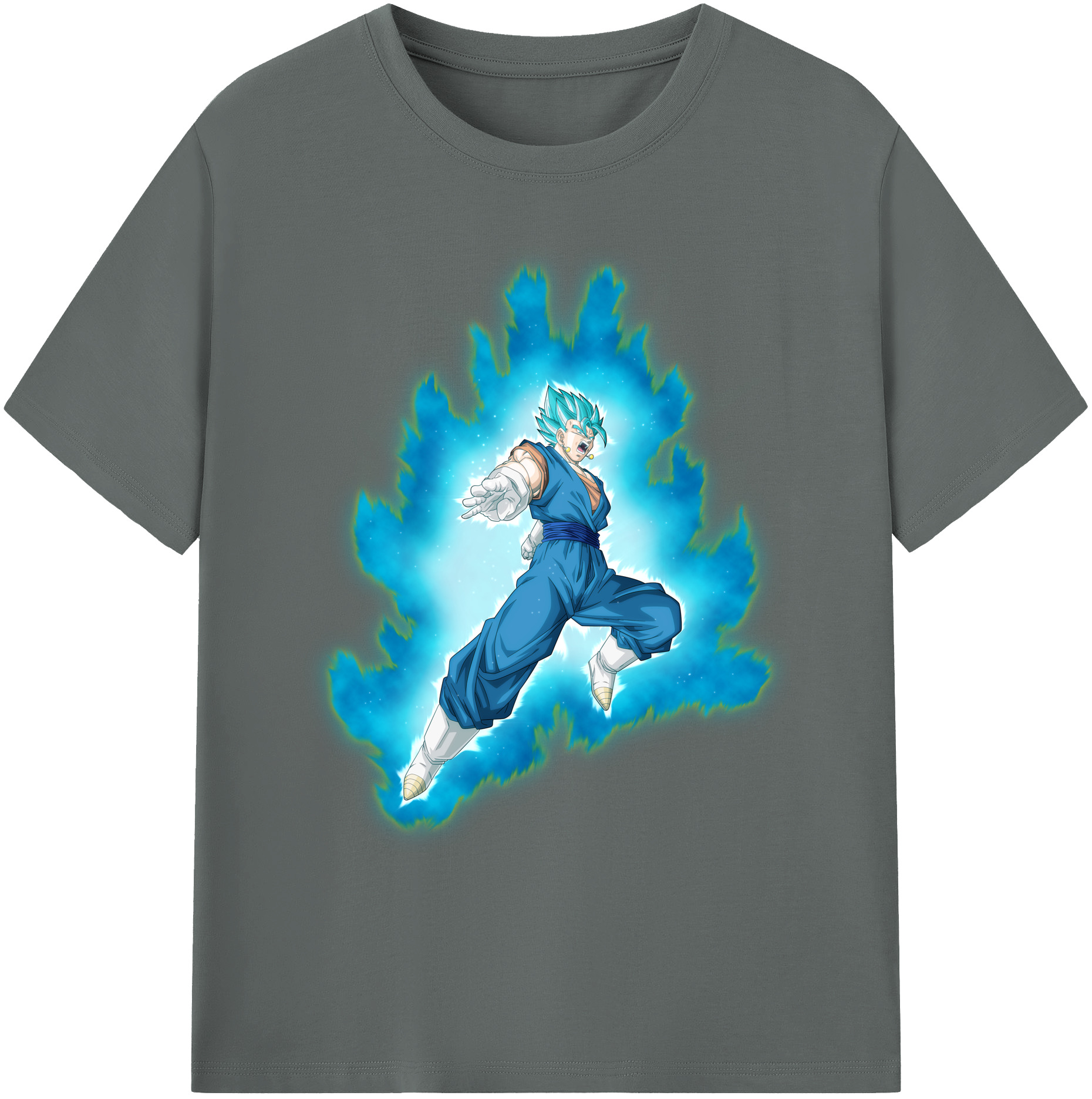 （画像用） ドラゴンボール ベジット DRAGON BALL Vegetto 綿100％ メンズ半袖Tシャツ｜肌触りやわらか＆通気性